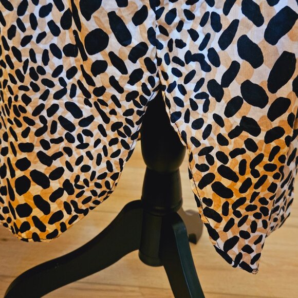 Cheetah Print Shirtdress Medium - Picture 9 of 9